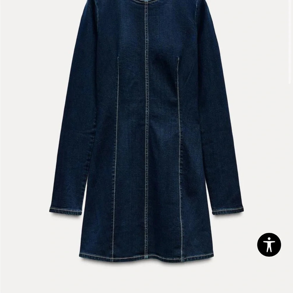 Denim Long Sleeve Dress